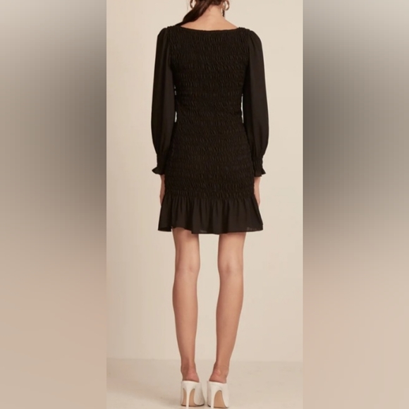 Krisa Smocked Mini Black Size XS - Picture 2 of 8